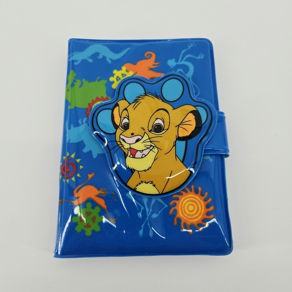 Holson Burnes Group / Disney Other - The Lion King Simba Vinyl Small Notebook Journal Diary Vintage 90s Disney Parks